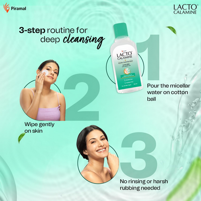 Lacto Calamine Micellar Cleansing Water - Distacart