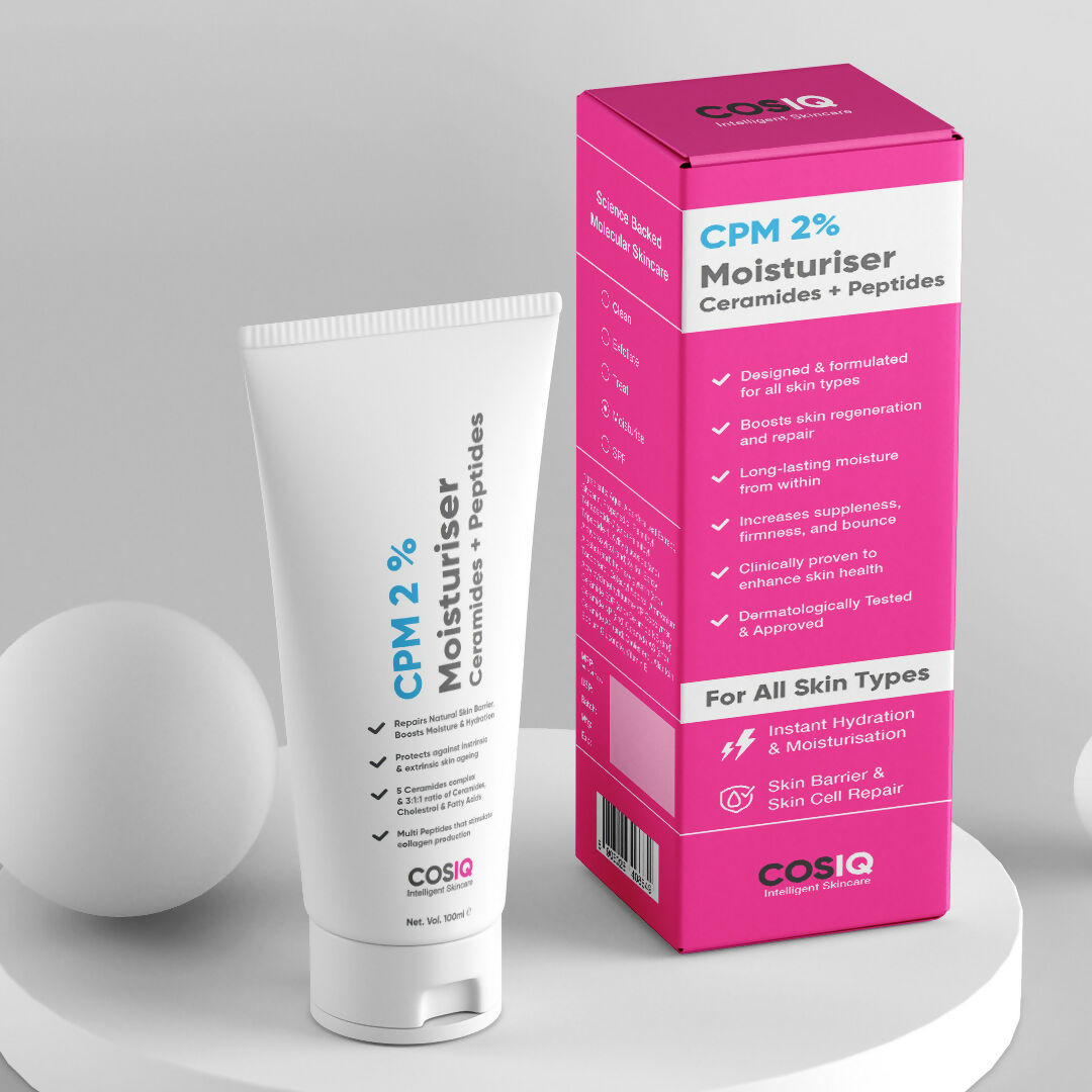 Cos-IQ CPM 2% Ceramides & Peptides Moisturizer - Distacart
