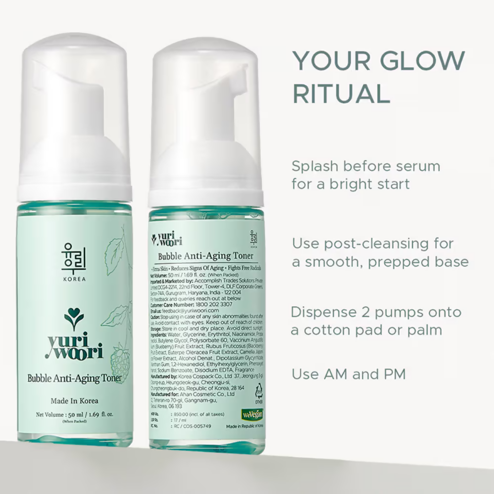 Yuri Woori Bubble Anti-Aging Toner - Dista