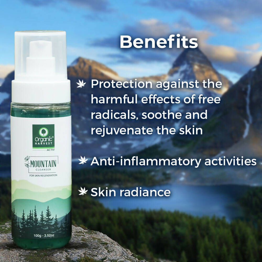 Organic Harvest Mountain Cleanser For Skin Regeneration - Distacart