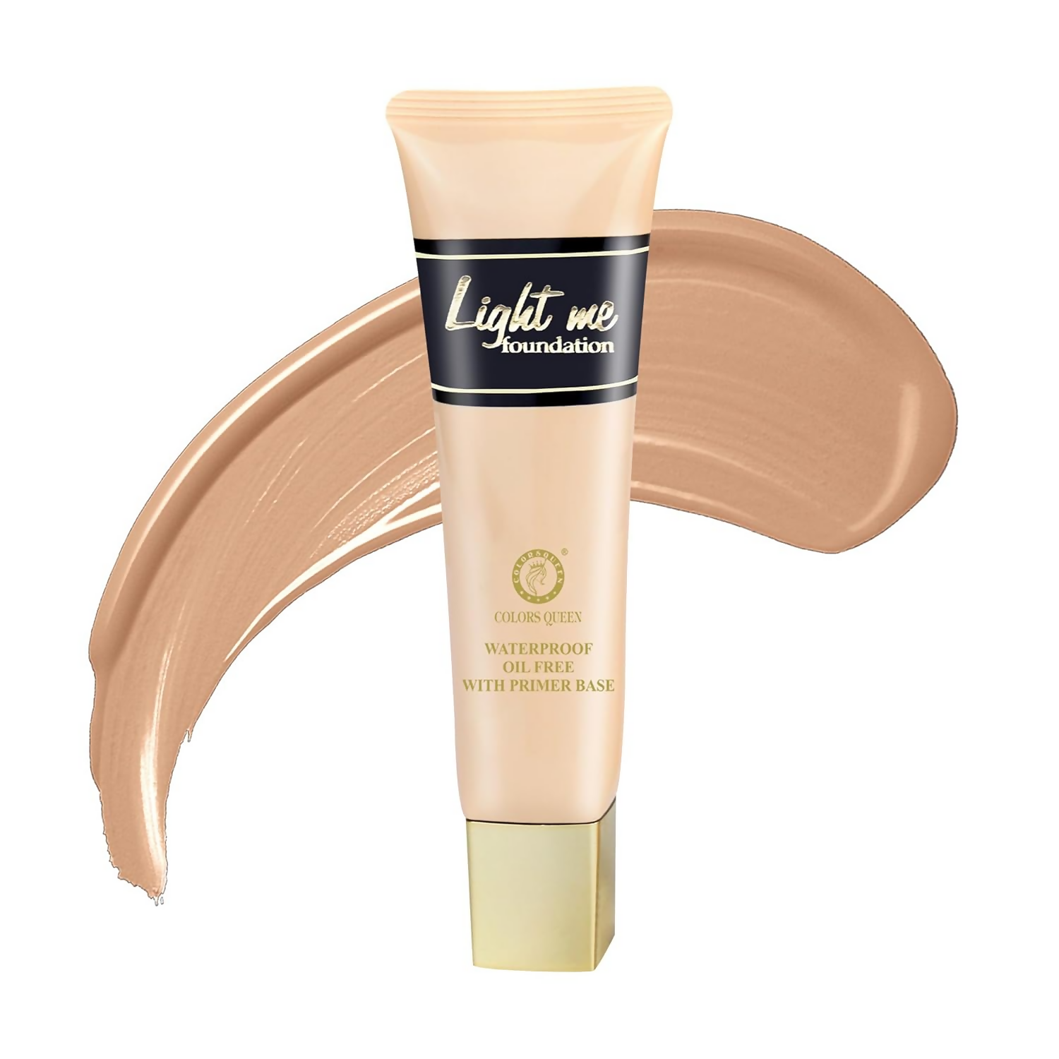 Colors Queen Light Me Foundation with Primer – Natural Almonds - Distacart