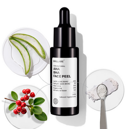 Brillare AHA BHA Exfoliating Face Peeling Solution - Dista
