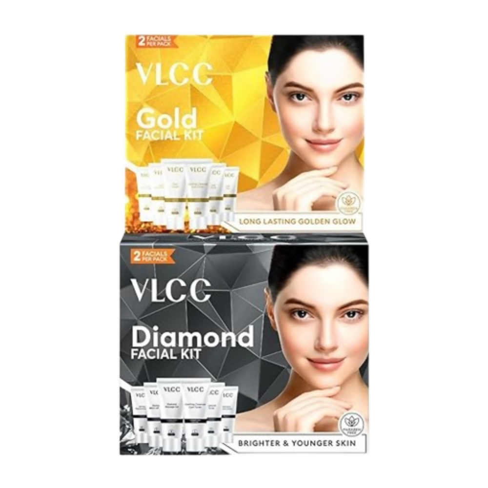 VLCC Gold Facial Kit & VLCC Diamond Facial Kit