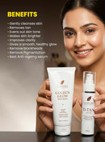 Thumbnail for Flawora Set of Golden Glow Face Wash and D-Tan Lotion - Dista