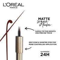 Thumbnail for L'Oreal Paris Matte Signature Eyeliner - Brown - Distacart
