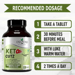 Thumbnail for End2End Nutrition Keto Cutz Fat Burner For Weight Loss Tablets - Distacart