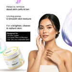 Thumbnail for Glowifly Radiance Touch Tan Clear Face Exfoliating Scrub - Papaya Scrub for Face - Distacart