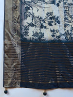 Thumbnail for Anouk Ethnic Motifs Zari Silk Blend Sungudi Saree
