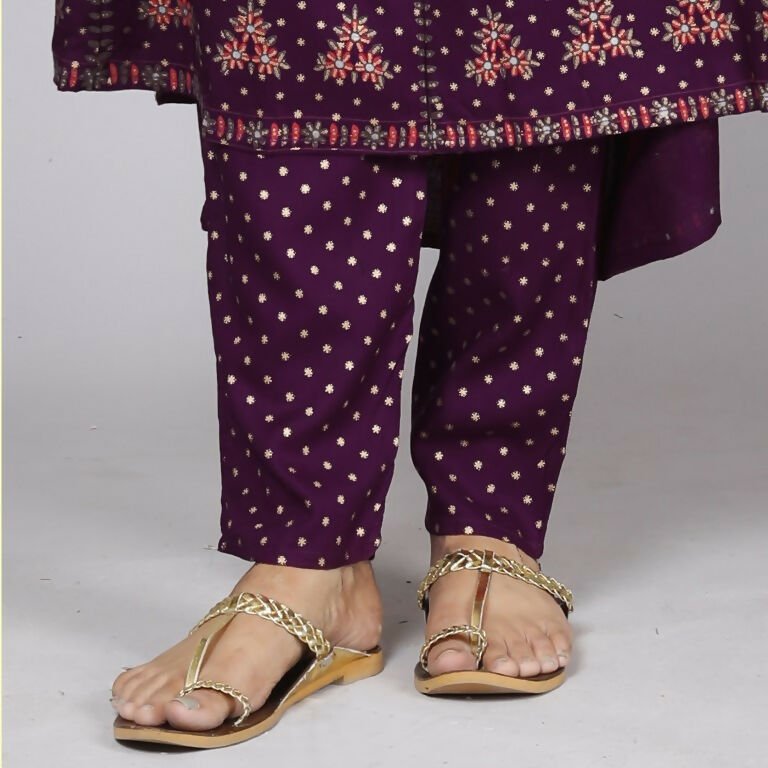 Alvano Women' Stylish Anarkali Kurta with Pant and Dupatta for Women and Girls Rayon (Wine) - Distacart