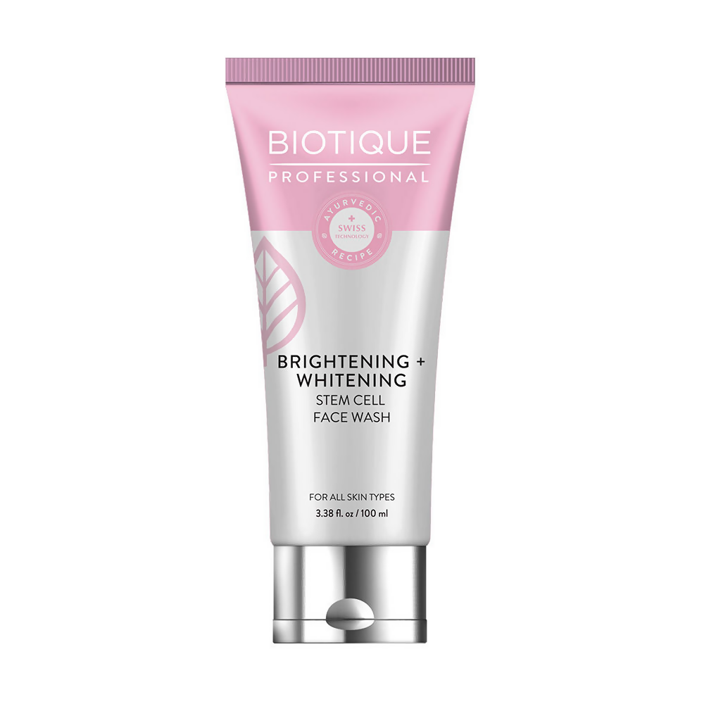 Biotique Professional Brightening + Whitening Stem Cell Face Wash - Distacart