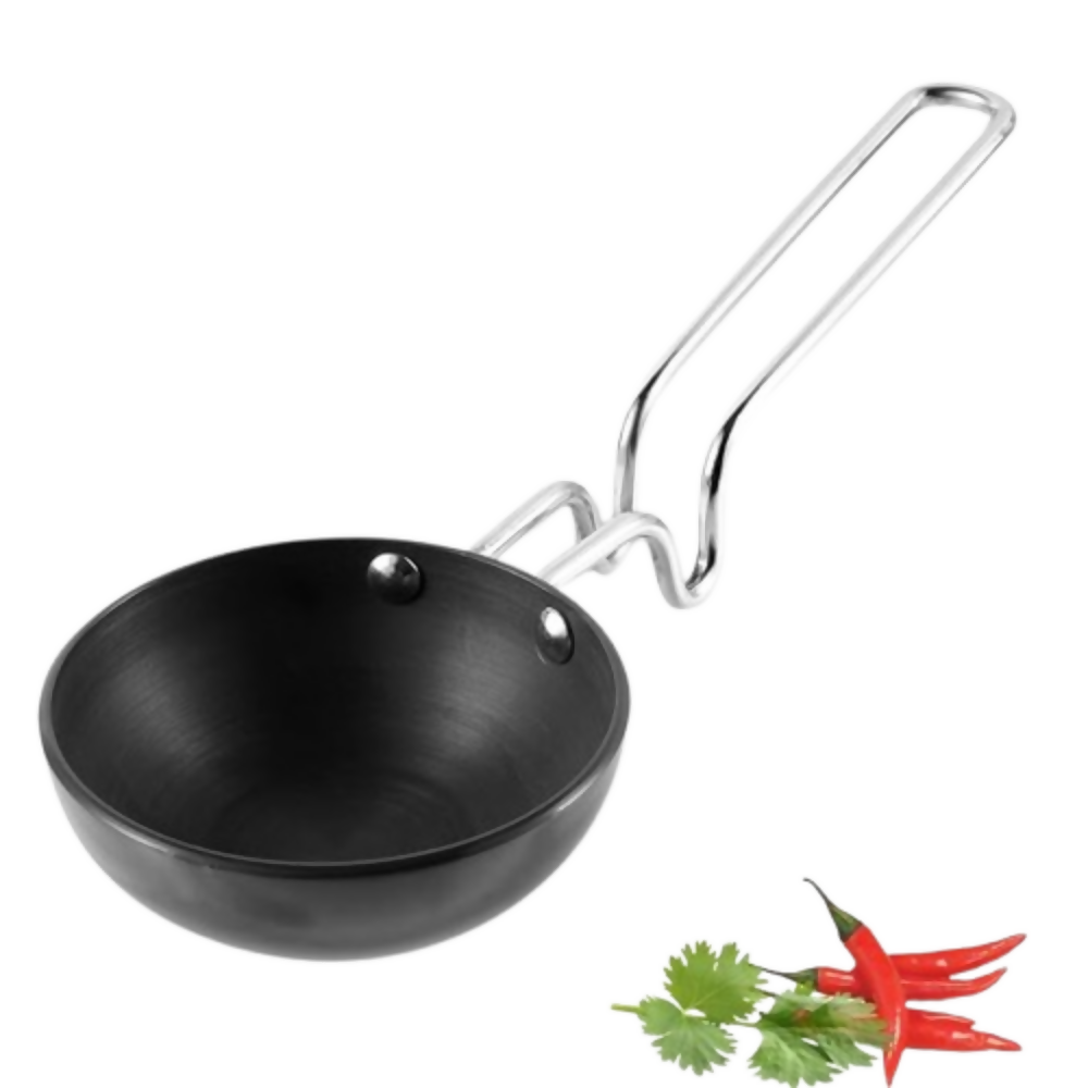 Vinod Black Pearl Hard Anodised Tadka Pan - Jumbo - Dista