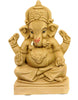 Eco Friendly Clay Ganesh murti for Ganesh Chaturthi -7.4 Inch - Dista