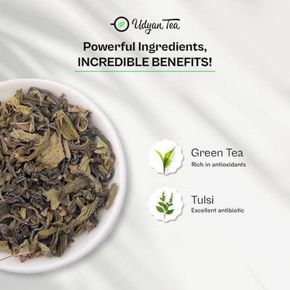 Udyan Tea Tulsi Therapy Green Tea - Dista
