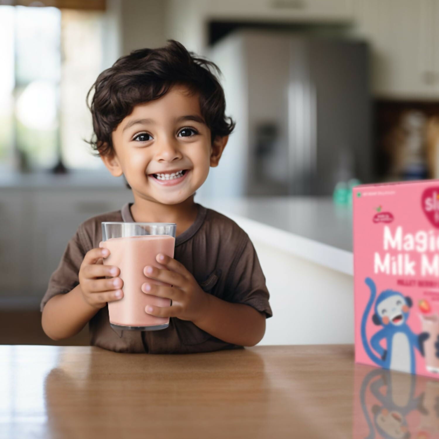 Slurrp Farm Berry Blast Milk Mix Sweetened with Jaggery Powder - Distacart