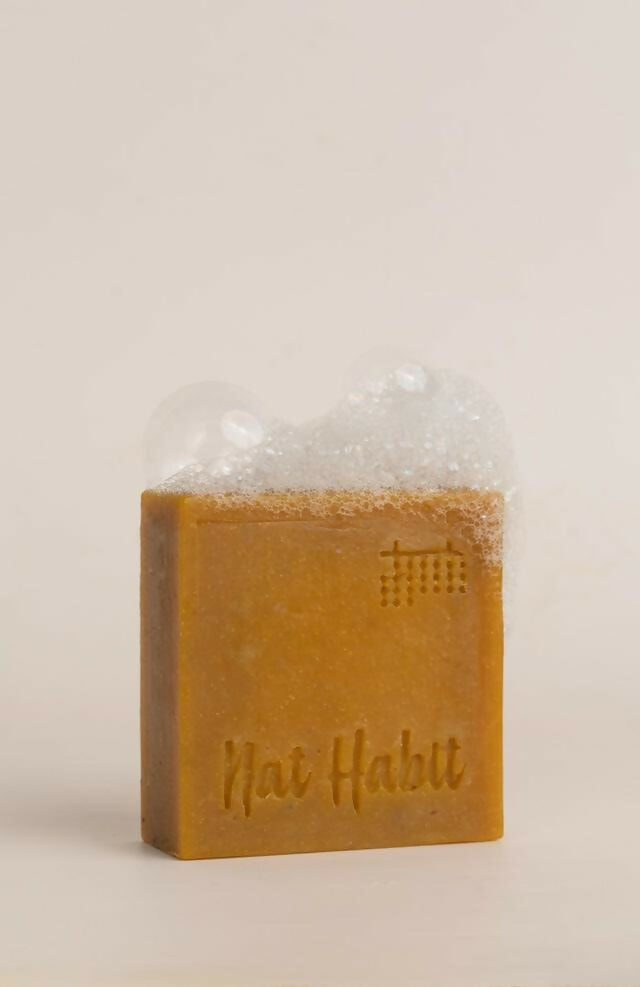 Nat Habit Cold Processed Healing Turmeric-Oats Soap - Distacart