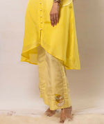 Thumbnail for Timaraa Aurora Yellow Ombre Shaded Silk Co-Ord Set - Dista