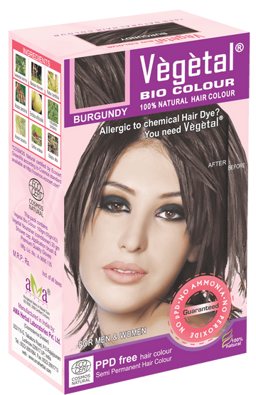 Vegetal Bio Colour Hair Color - Burgundy - Distacart