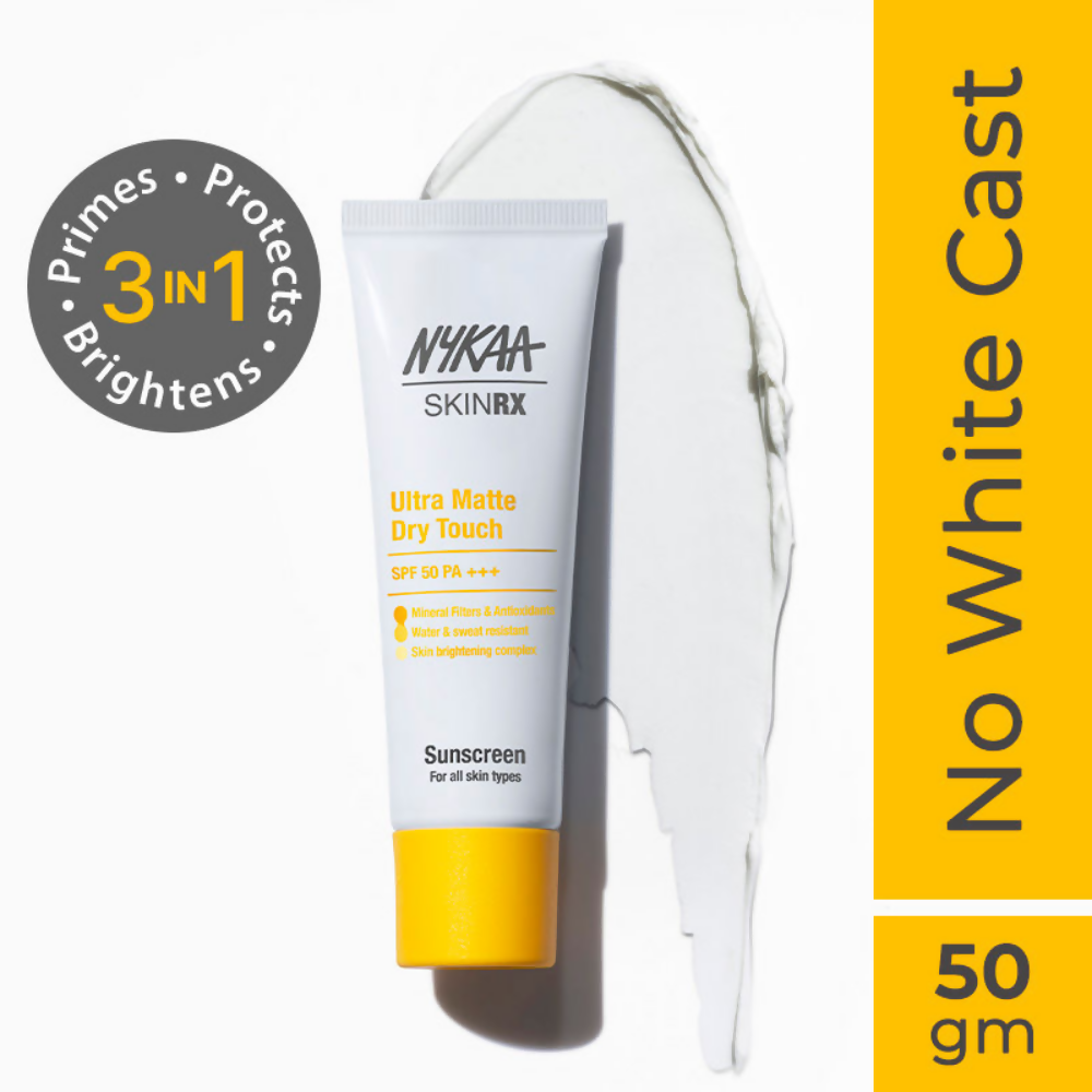 Nykaa SkinRX Ultra Matte Dry Touch Sunscreen SPF 50 PA +++ - Distacart