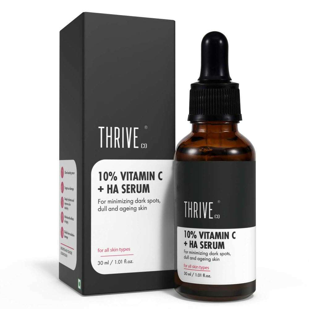 Thriveco 10% Vitamin C+ Hyaluronic Acid Serum - Distacart