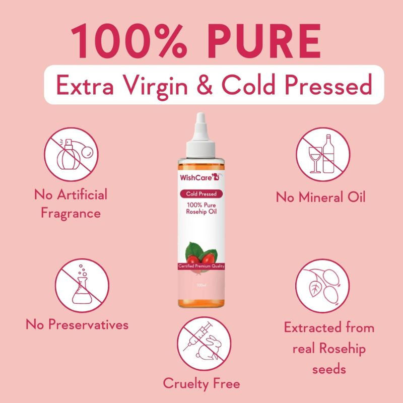 Wishcare 100% Pure Rosehip Oil - Distacart