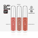 Thumbnail for Miss Claire Dewy Matte Lip Combo Set - Classic Nude