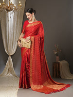 Thumbnail for Anouk Woven Design Zari Pure Georgette Kanjeevaram Saree - Distacart