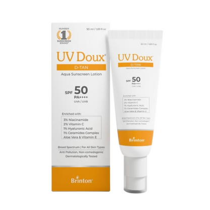 Brinton Uv Doux D-Tan Aqua Sunscreen Lotion - Dista