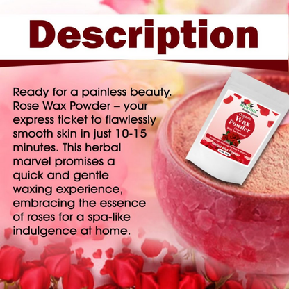 VedicAyurveda Herbal Wax Powder - Rose - Dista