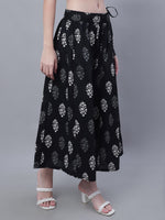 Thumbnail for TAG 7 Women Floral Printed Flared Palazzos