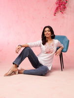 Thumbnail for Anouk Women Thread Work Kurta