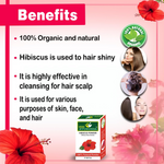 Thumbnail for VedicAyurveda Bhringraj Leaf Powder and Hibiscus Powder - Dista