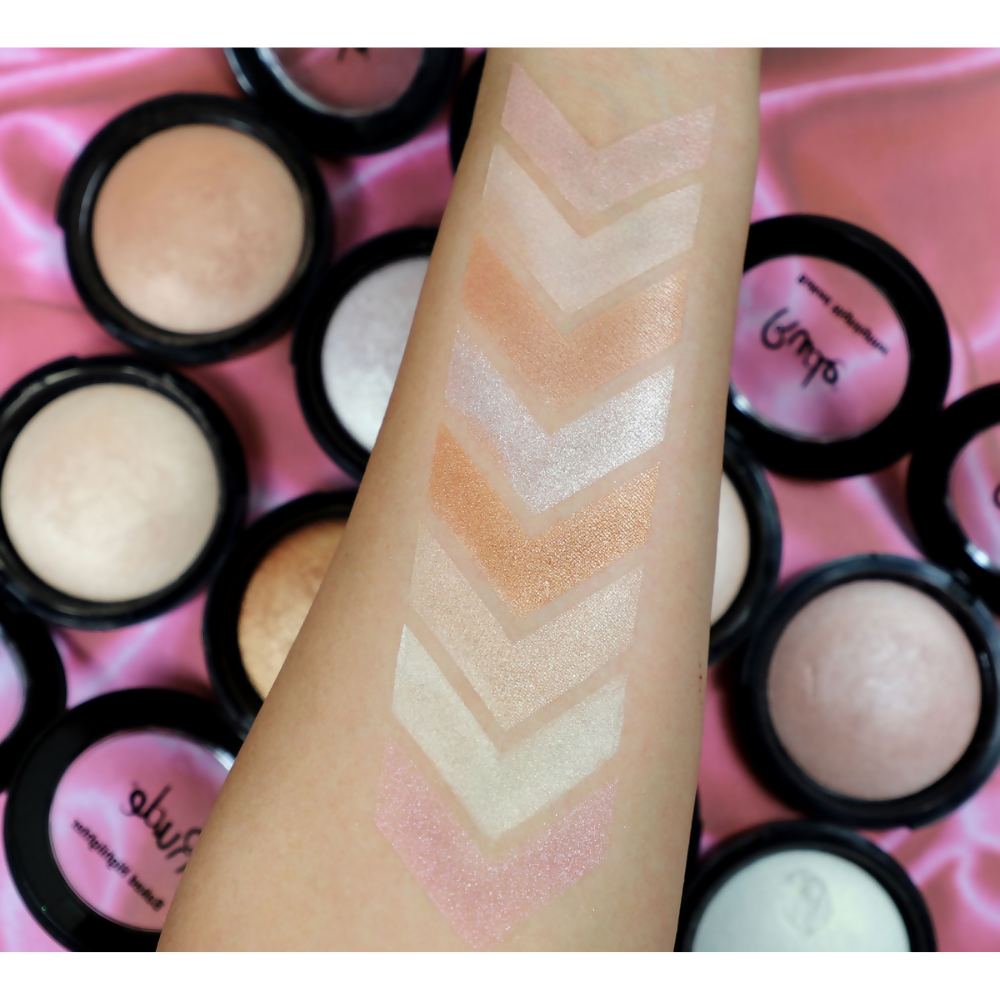 Rude Cosmetics Baked Highlighter Shimmer - Extravagant - Distacart