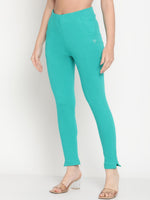 Thumbnail for TAG 7 Women Turquoise Blue Solid Kurti Pant - Distacart