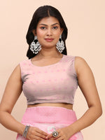 Thumbnail for Astita Linen Cotton Light Pink Saree