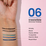 Thumbnail for Swiss Beauty Intense Gel Kajal 12-Hour Stay Smudge-Proof with Sharpener - 8904325004427_04electricblue - Distacart