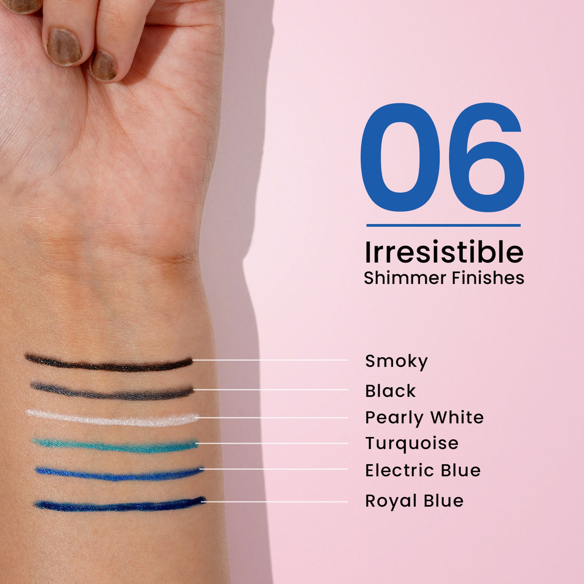Swiss Beauty Intense Gel Kajal 12-Hour Stay Smudge-Proof with Sharpener - 8904325004434_08royalblue - Distacart