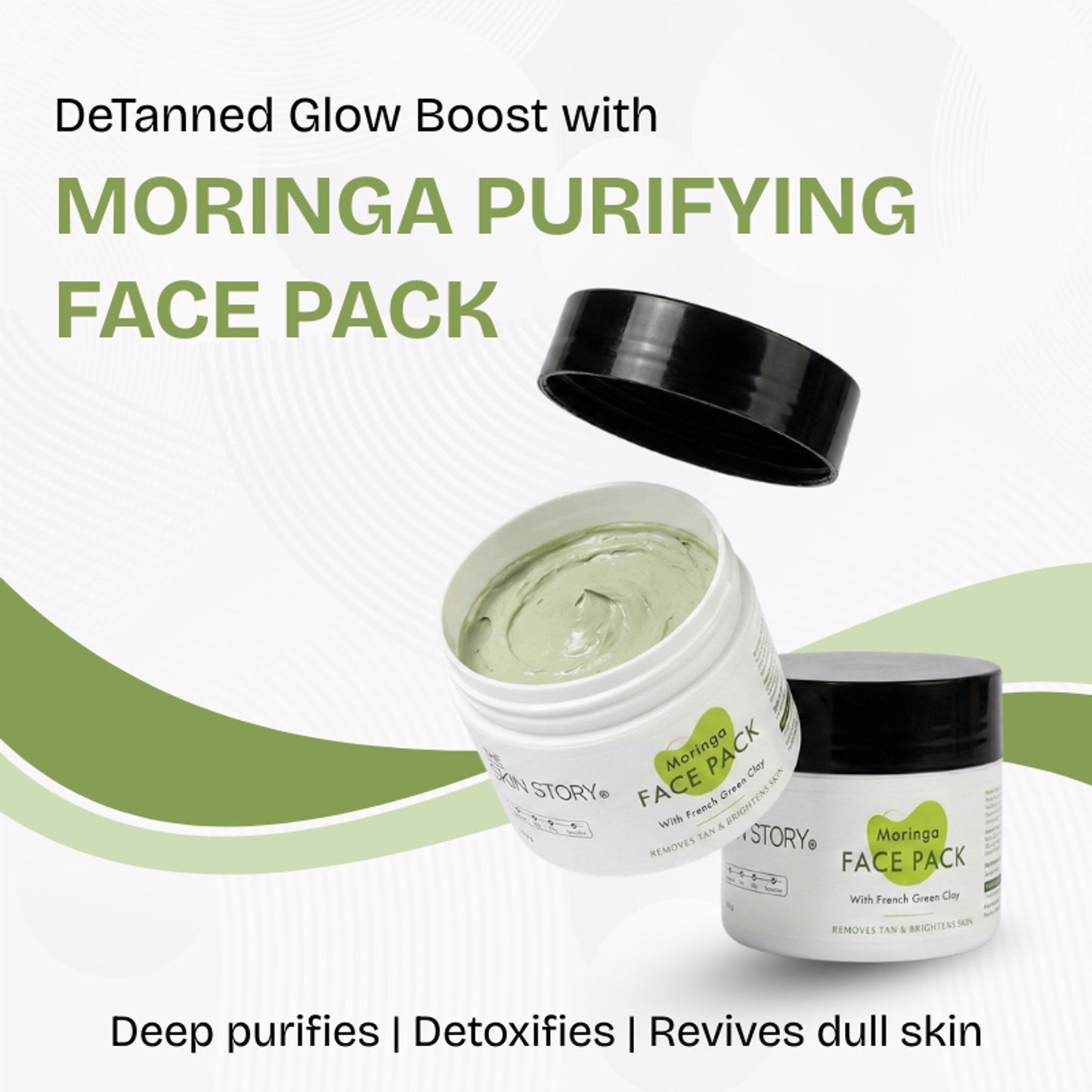 The Skin Story Moringa Face Pack For Deep Cleansing - Distacart