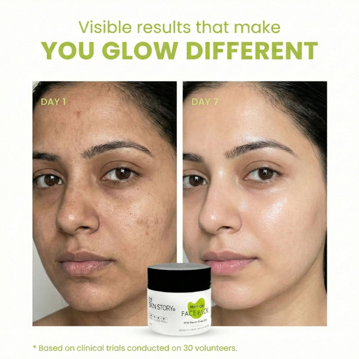 The Skin Story Moringa Face Pack For Deep Cleansing - Distacart