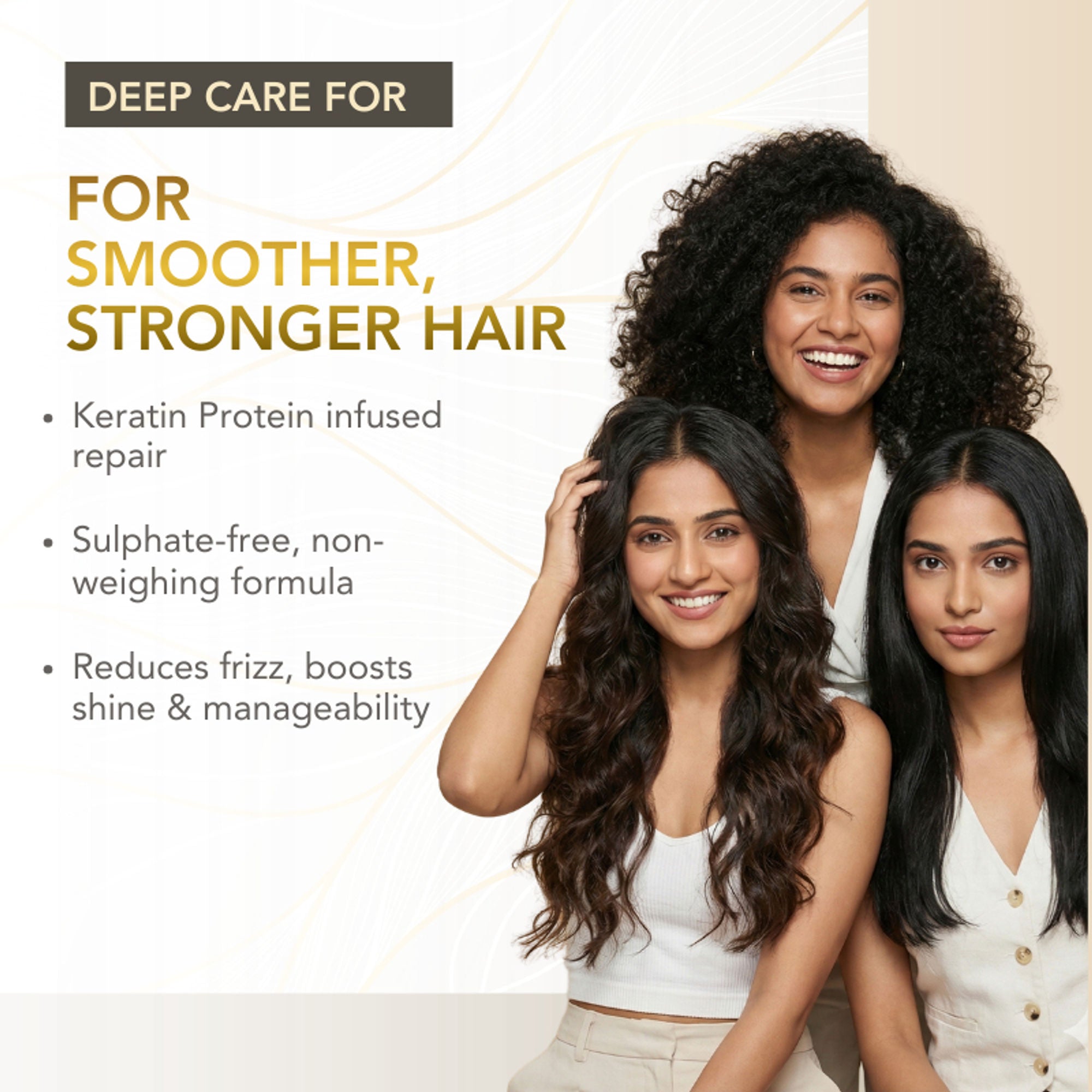 The Skin Story Sulphate Free Keratin Conditioner For Coloured Dry Frizzy Damaged Hair With Vitamin E - Distacart