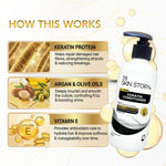 Thumbnail for The Skin Story Sulphate Free Keratin Conditioner For Coloured Dry Frizzy Damaged Hair With Vitamin E - Distacart