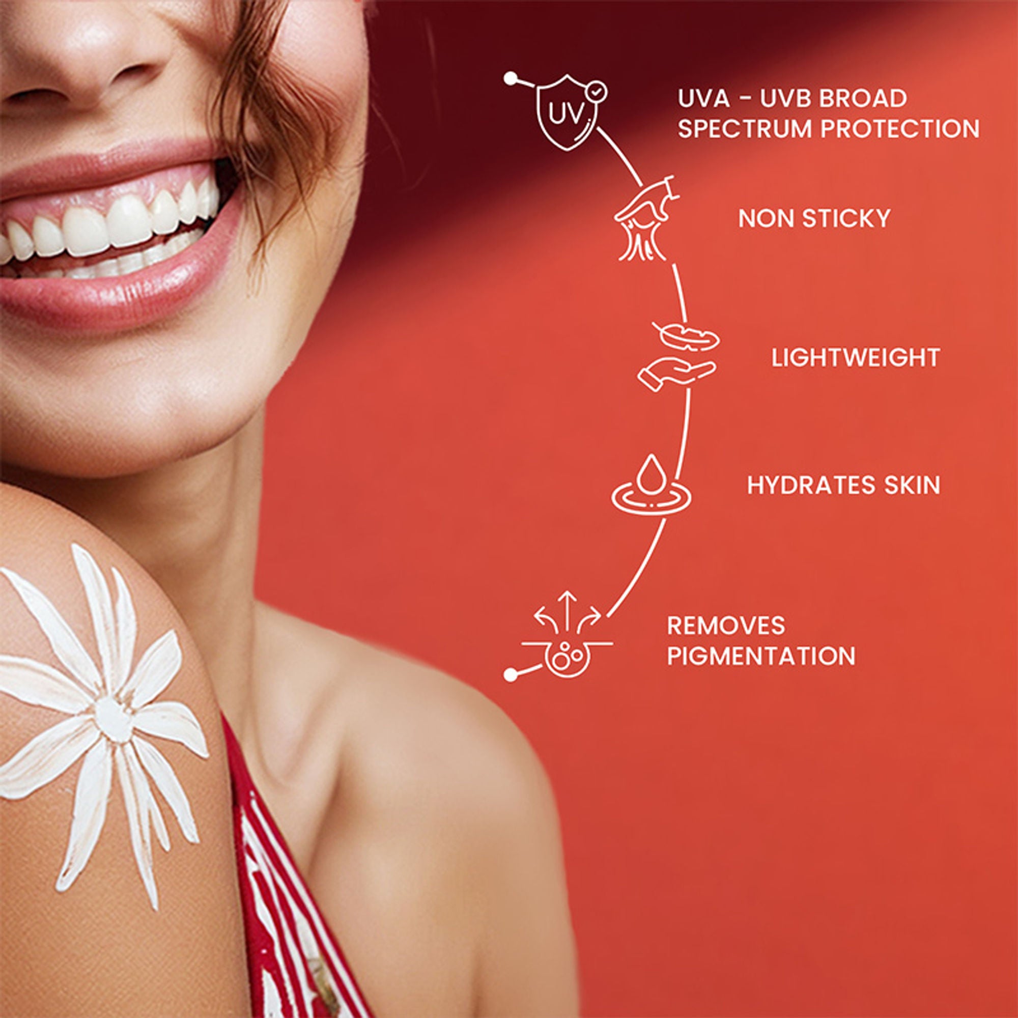 The Skin Story Beetroot Glowing Skin Face Sunscreen SPF 30 PA++ For Sun Tan Dark Spots Pigmentation - Distacart
