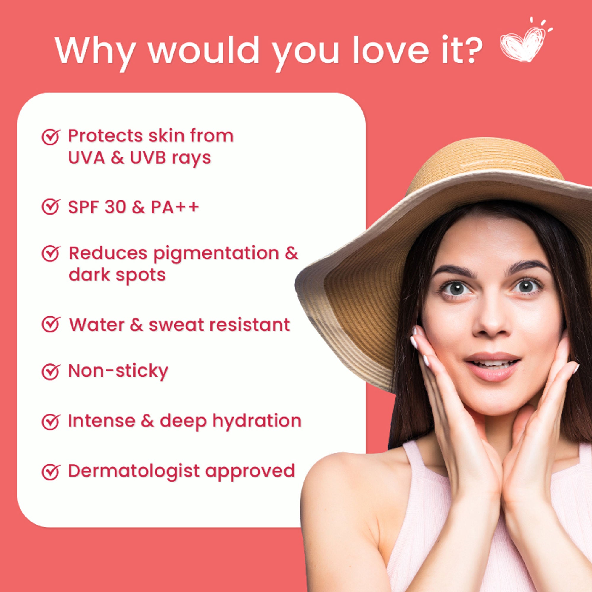 The Skin Story Beetroot Glowing Skin Face Sunscreen SPF 30 PA++ For Sun Tan Dark Spots Pigmentation - Distacart