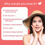 Thumbnail for The Skin Story Beetroot Glowing Skin Face Sunscreen SPF 30 PA++ For Sun Tan Dark Spots Pigmentation - Distacart