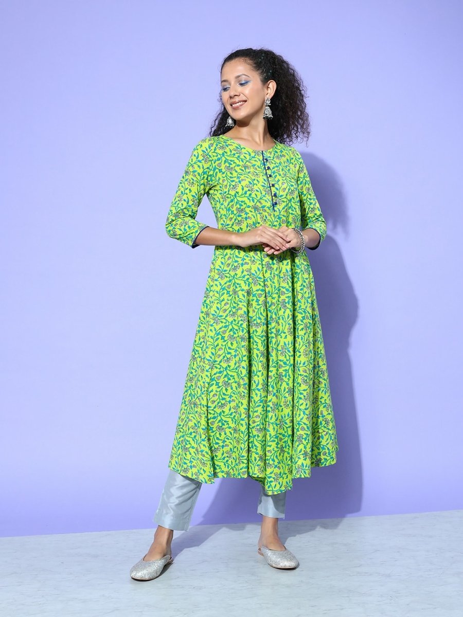 All About You Women Floral Printed Kurta - Distacart