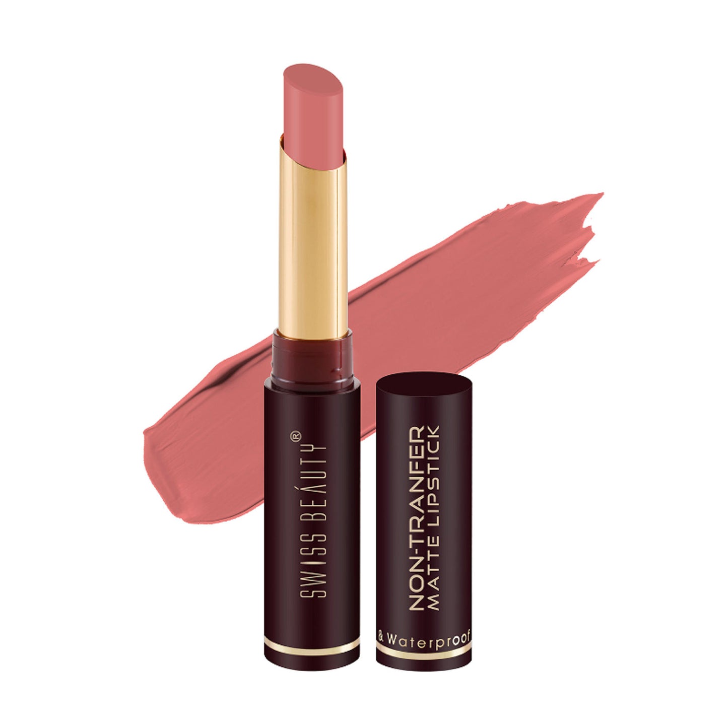 Swiss Beauty Non-Transfer Matte Lipstick - 26 Sand Rose