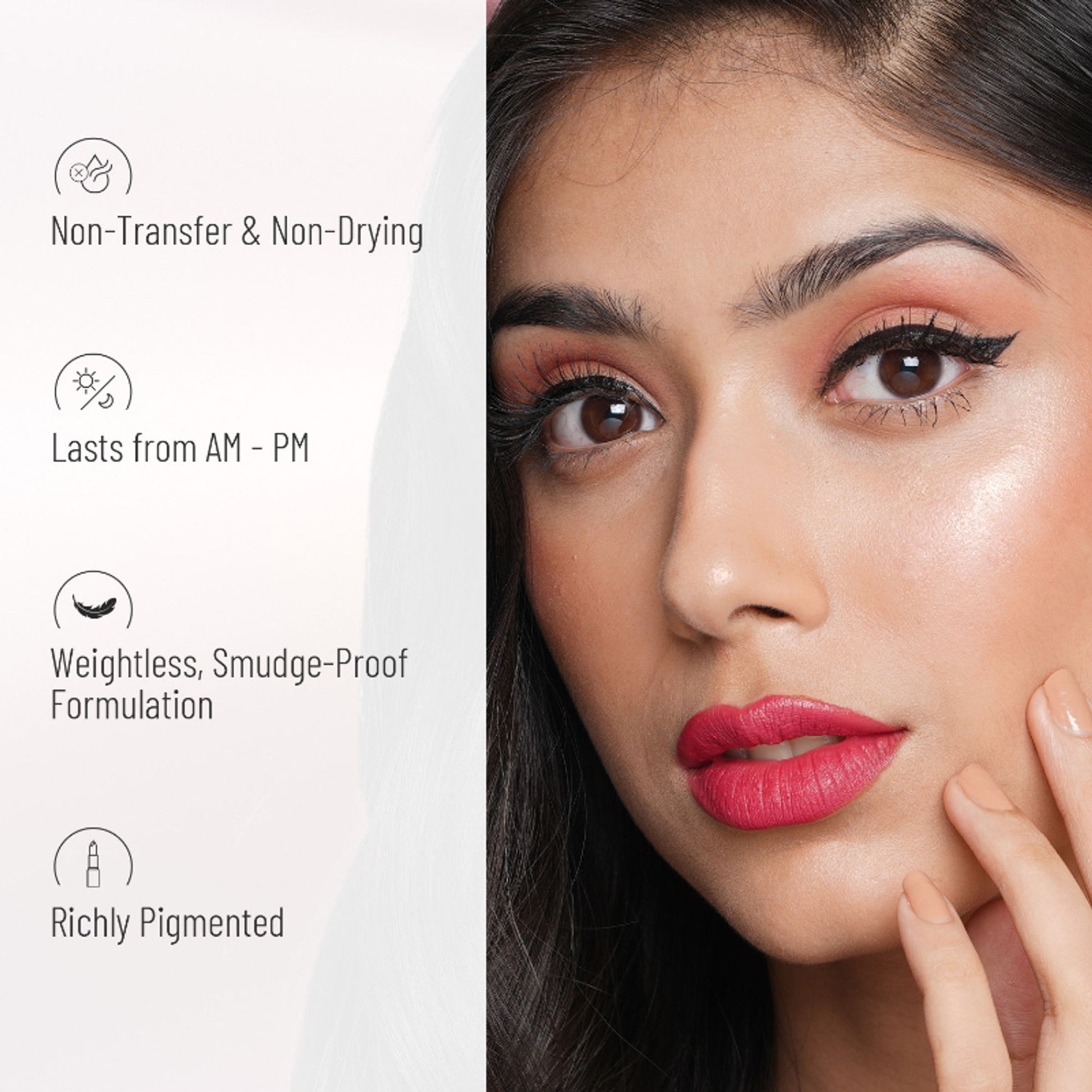 Swiss Beauty Non-Transfer Matte Lipstick - 26 Sand Rose - Distacart