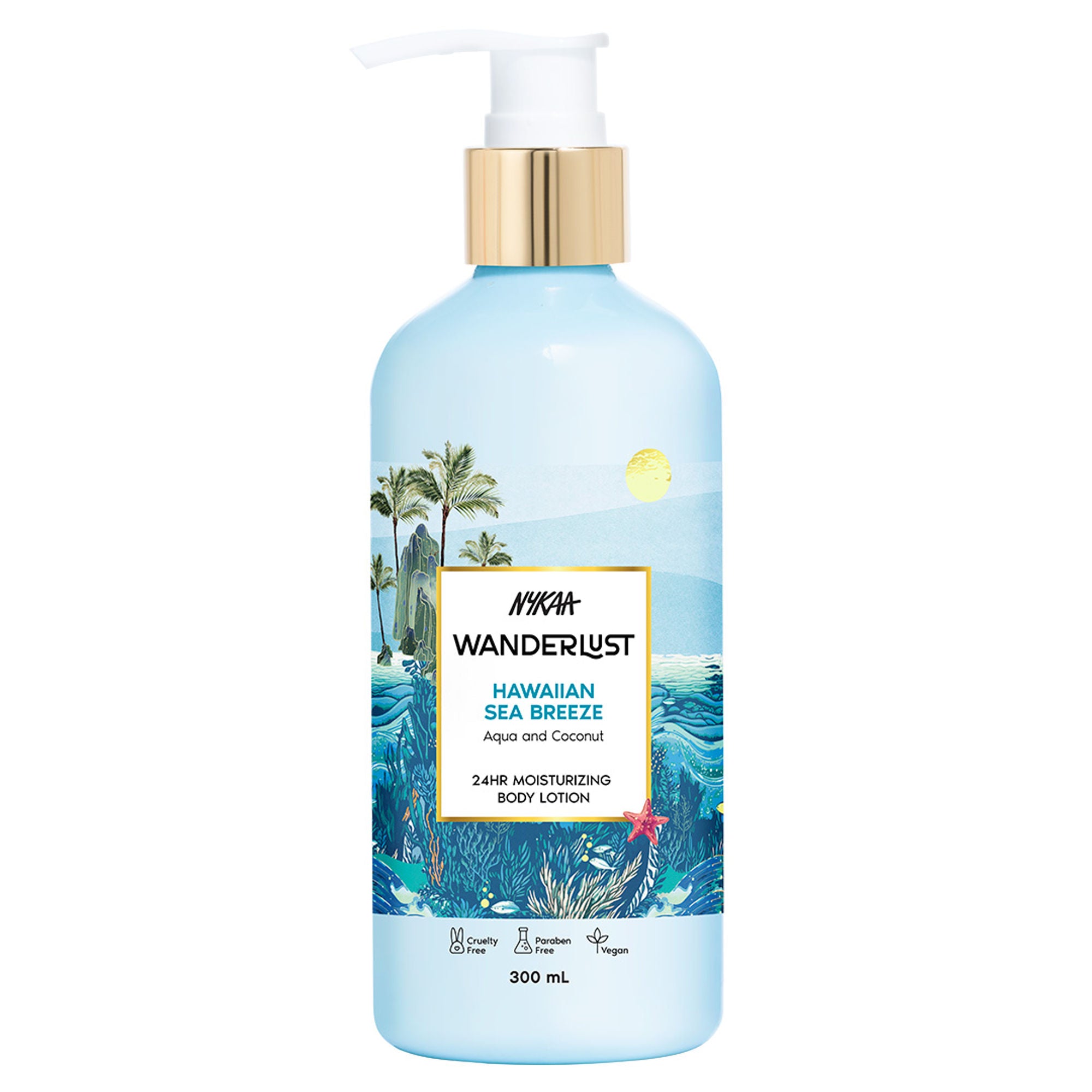 Wanderlust Moisturizing Body Lotion - Hawaiian Sea Breeze - Distacart
