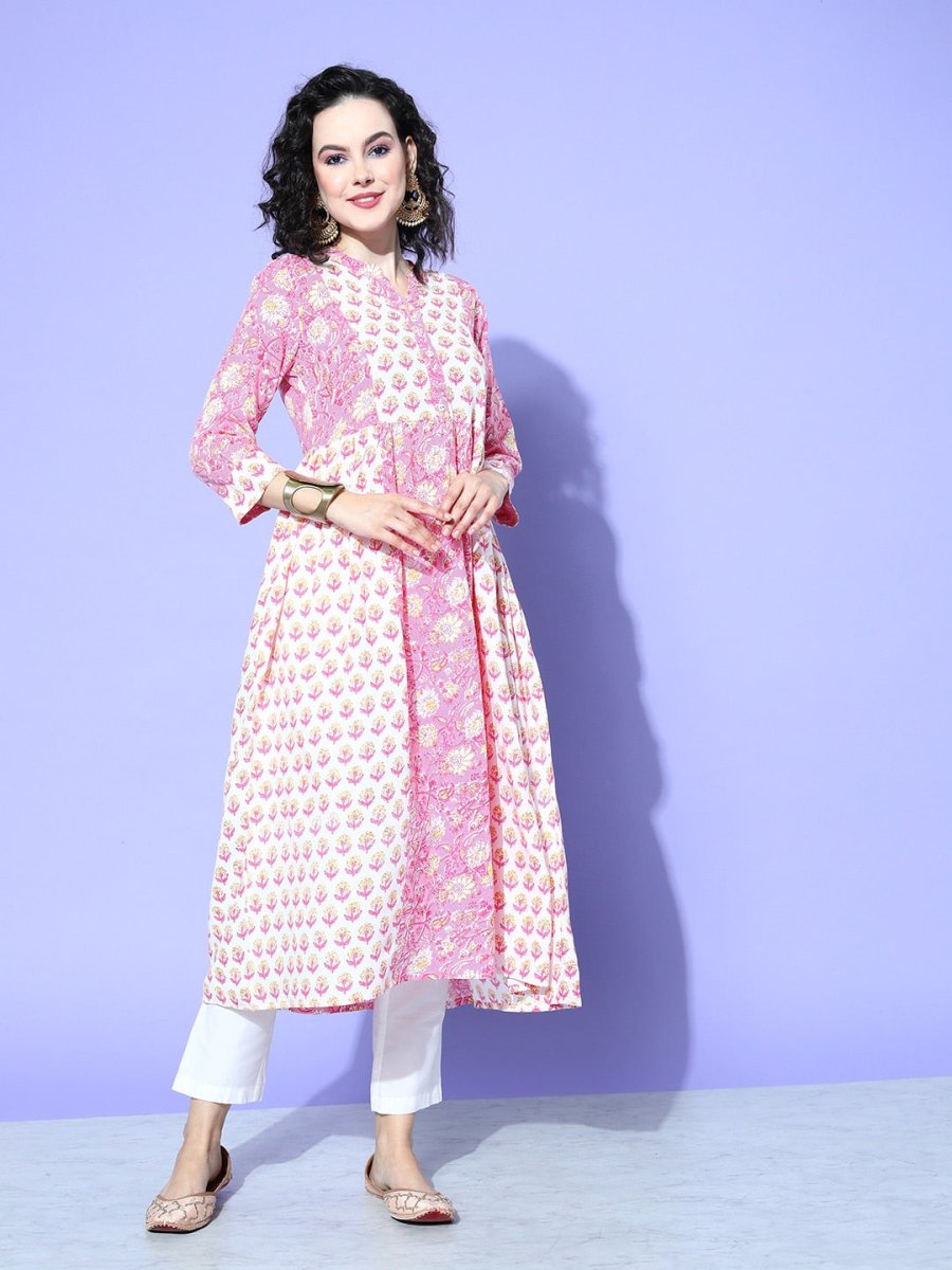 All About You Women Floral Printed Kurta - Distacart