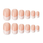 Thumbnail for shills professional reusable press on nails french square spn724