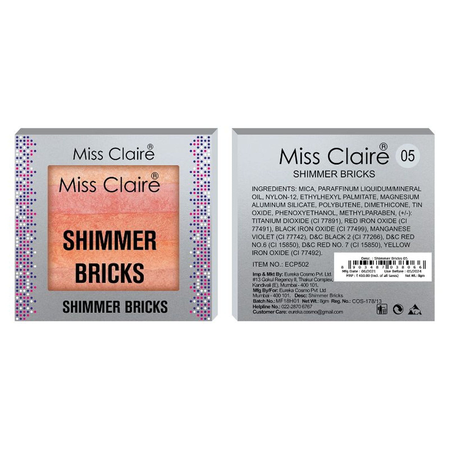 Miss Claire Shimmer Brick - 05 - Distacart